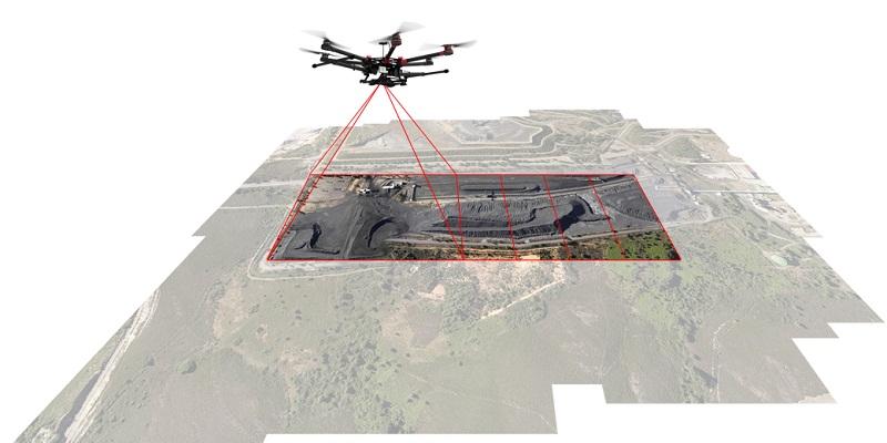 topografía con drones