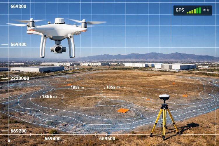 levantamiento topográfico con drones en Querétaro